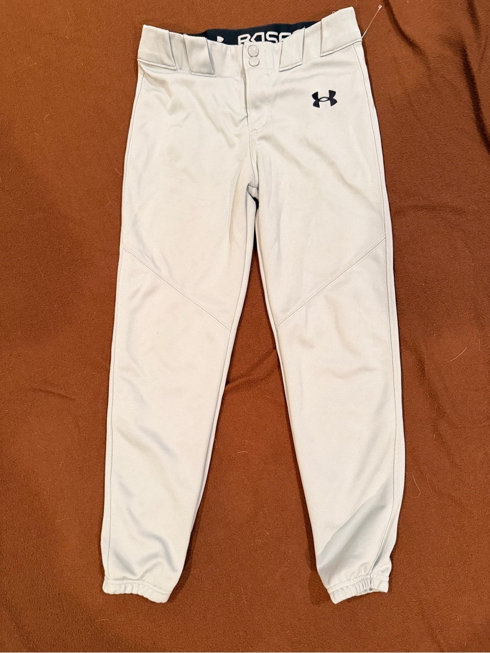 Under Armour White Kids' Jogger Baseball Pants